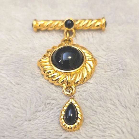 #514 Vintage statement bar brooch - Picture 3 of 5